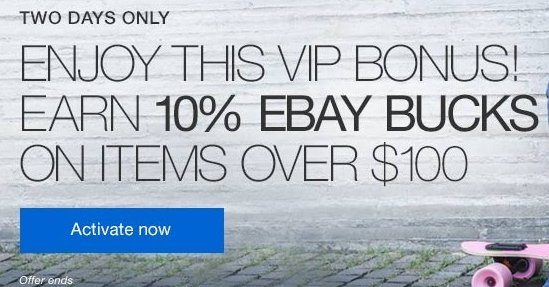 eBay 10% Back