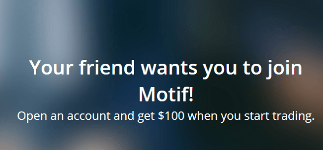 Motif $100 Referral Bonus