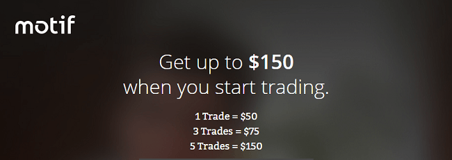 Motif $150 Sign up Bonus