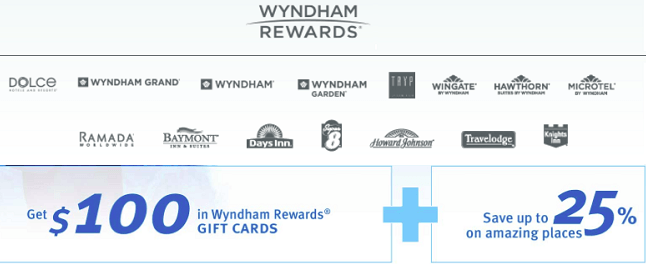 Wyndham Rewards Gift Card Bonus