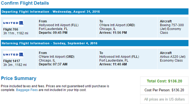 FLL - ORD