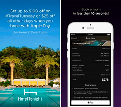 Apple Pay Hotel Tonight