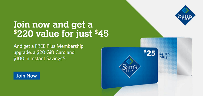 Sams Club Membership 20 bonus