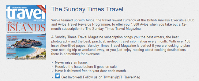 The Sunday Times Travel