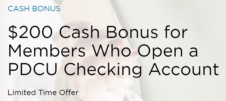 people driven credit union checking bonus