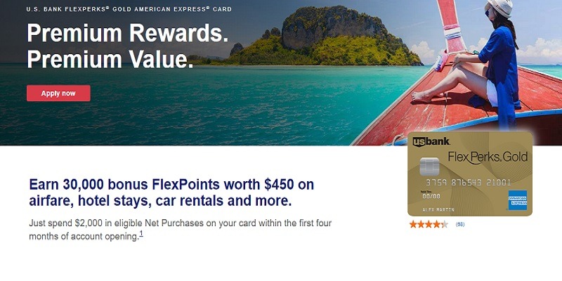 U S Bank Flexperks Gold American Express Card 30 000 Bonus Points