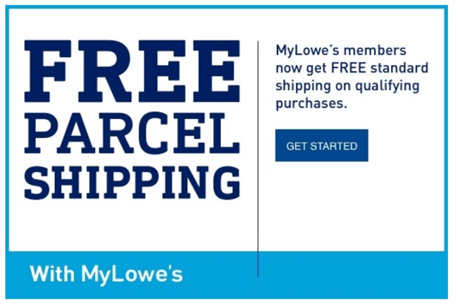 MyLowe's Members Free Shipping Promotion: Join & Receive ...