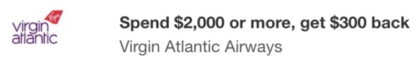 amex offer virgin atlantic airways