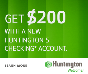 Huntington 5 Checking Bonus Coupon Offer Code Promotion