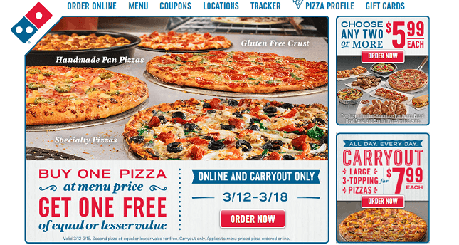 Domino's bogo coupon code