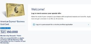 amex business gold offer