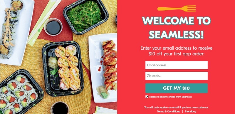 Seamless Promotions: Get $10 Bonus w/ $50 Gift Card Purchase, $10 Off First  $15+ Order