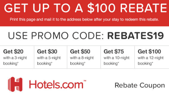 Hotel Rebate Program