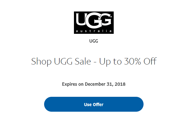 PayPal Offers Ugg Promotion Get Up To 30 Off