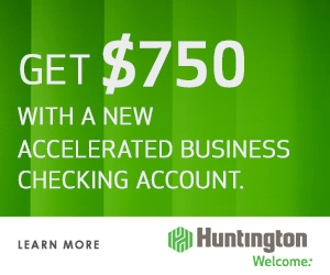 Huntington Bank Promotions: $750, $400, $200 Checking Account Bonus
