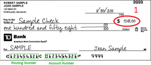 How To Write Dollars and Cents on a Check