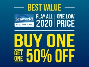 sea world bogo 50 percent off fun card promotion