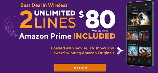 Metro Currently has a promotion where you can get 2 unlimited lines for $80