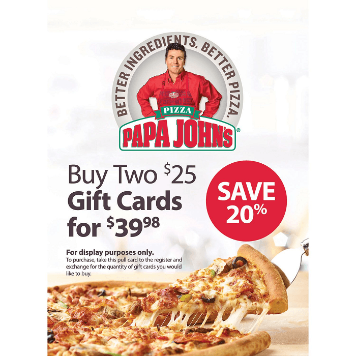 Papa John's Gift Card