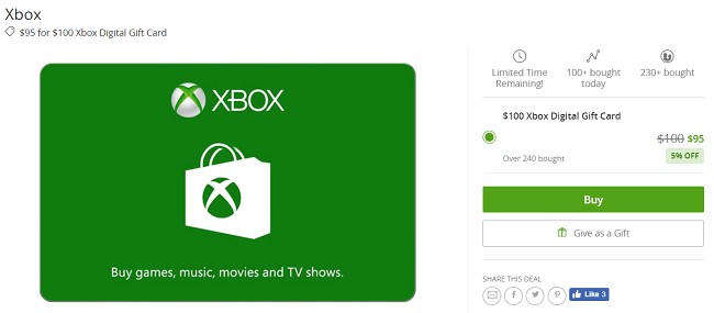 Groupon xbox gold deals