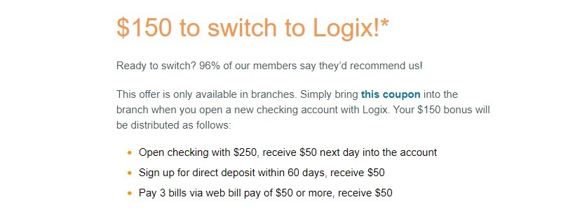 Logix Federal Credit Union Promotion