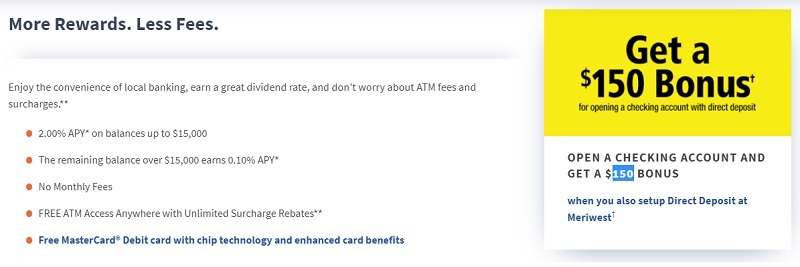 Meriwest Credit Union Promotion