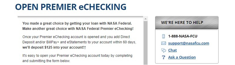 NASA Federal Credit Union Promotion