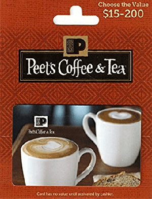 Amazon Peet's Coffee & Tea Gift Card Promotion