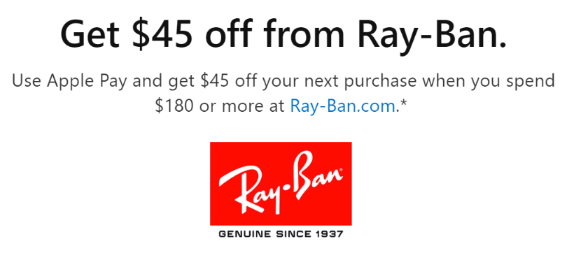 ray ban promotion