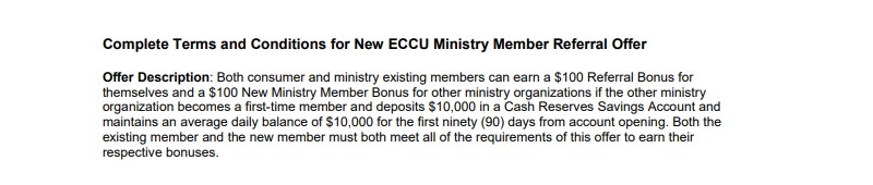 Evangelical Christian Credit Union Promotion