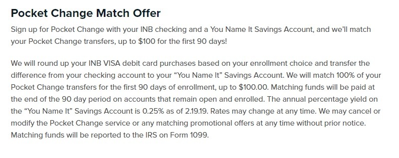 Illinois National Bank Promotion