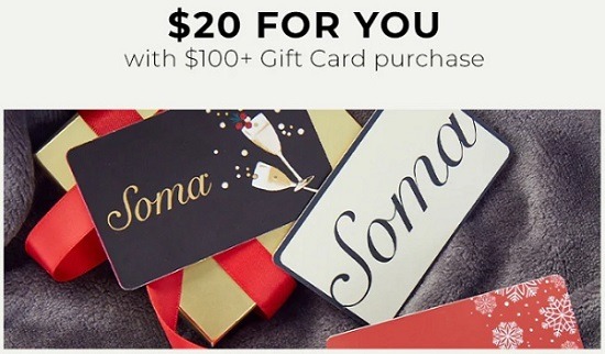 soma holiday gift card promotion