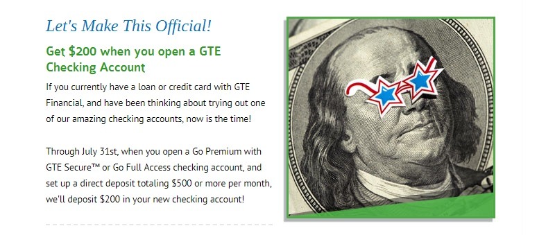 GTE Financial Promotion