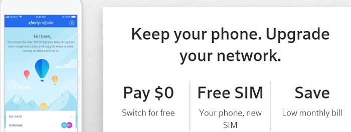 Xfninity $100 Back Promotion, when you switch and bring your own phone