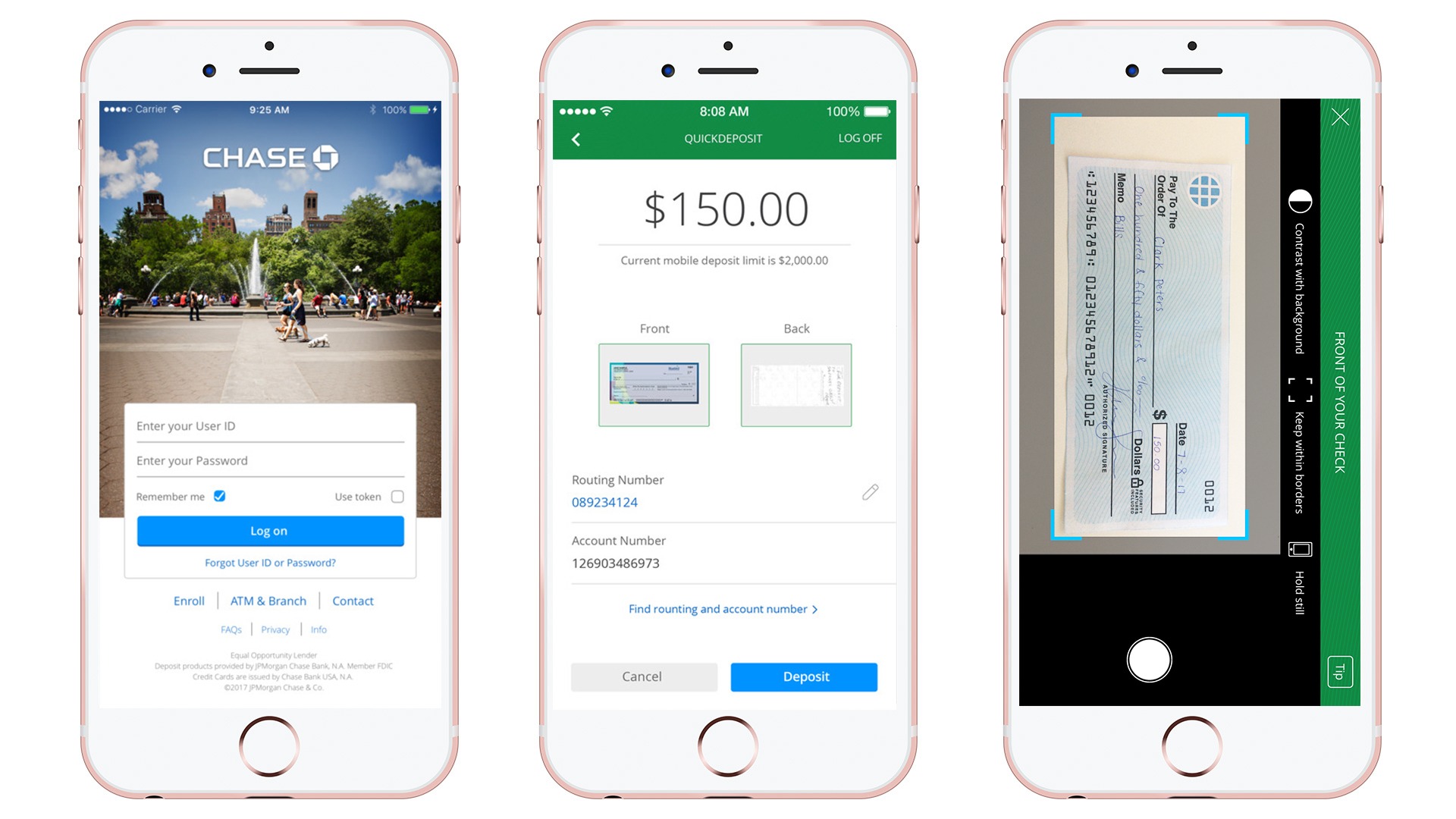 how to check deposit in bank online