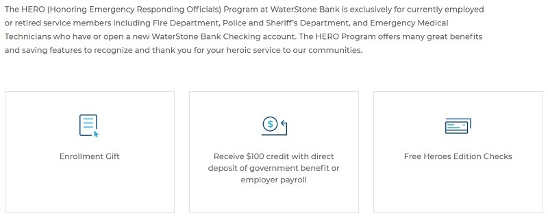 WaterStone Bank Promotion