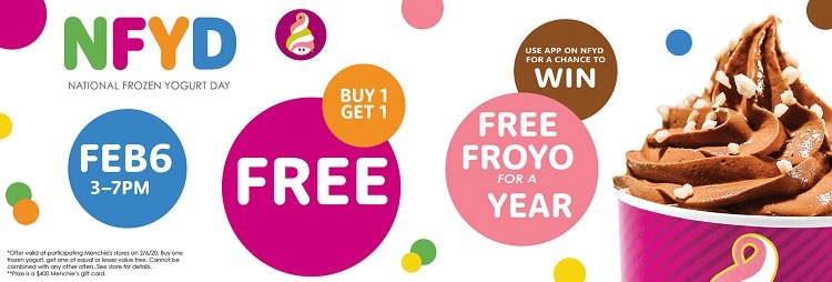 menchies national frozen yogurt day