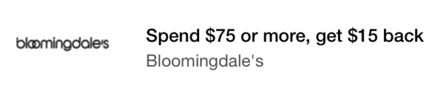 amex offer bloomingdale's