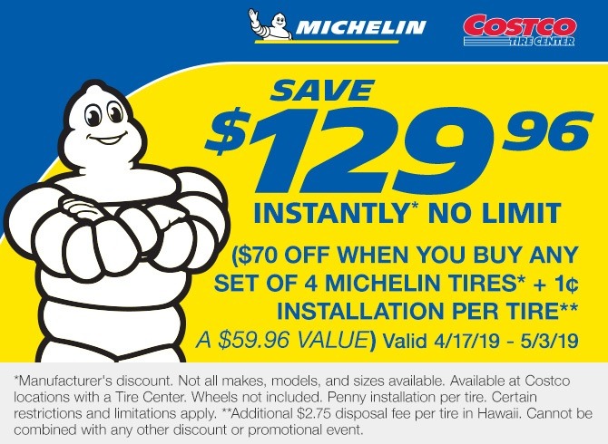 Costco Discount Tires Promotion 70 Off Set Of 4 Michelin Tires 1 costco-discount-tires-promotion-70-off-set-of-4-michelin-tires-1