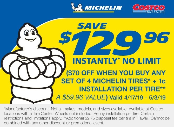 Costco Discount Tires Promotion