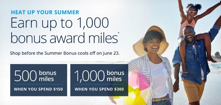 United Airlines Shopping Portal Promotion: Earn 500 up to 1,000 Bonus Miles