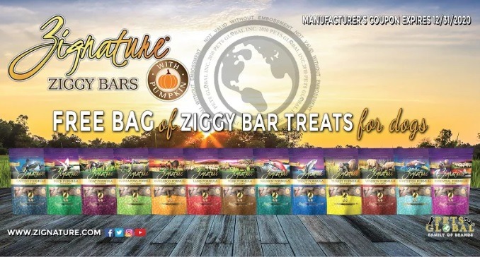 Free Bag of Ziggy Bar Treats
