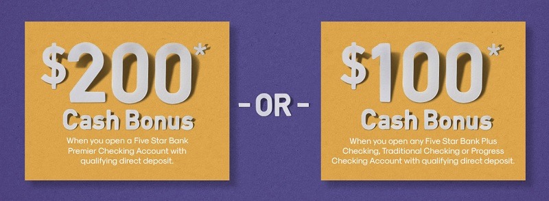 Five Star Bank Promotion