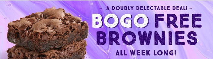 Insomnia Cookies BOGO Free Bownies Promotion