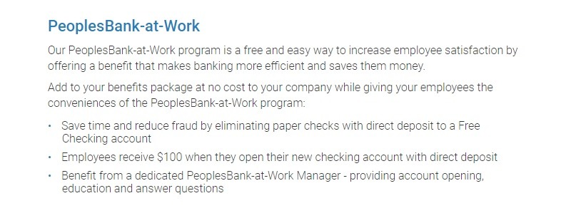 PeoplesBank Promotion