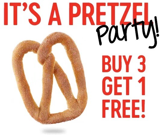 Buy 3 Pretzels Get 1 Free