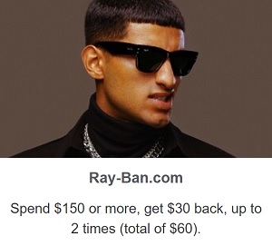 amex offer ray ban