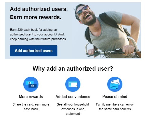 add authorized user chase debit