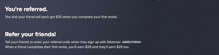 Silvercar Promotions