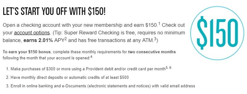 Provident Credit Union Promotion